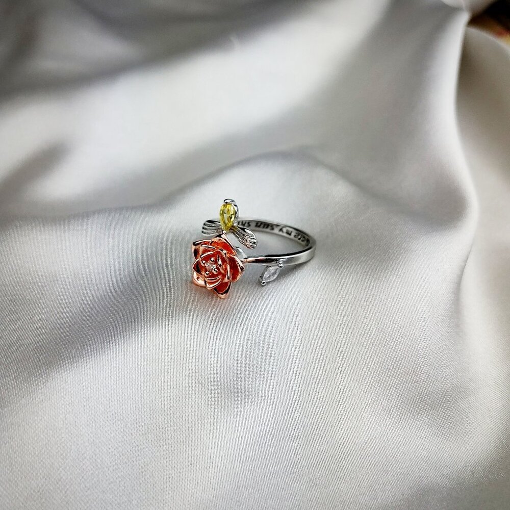Bee & Flower Spinning Ring